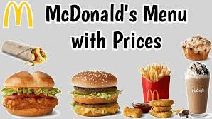 Usa Mcdonald's Menu